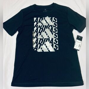 Adidas Boy’s Woodland Camo Logo Shirt Size M